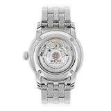Mido Baroncelli II Automatic White Dial Silver Steel Strap Watch For Men - M8600.4.26.1