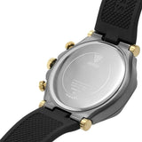 Guess Edge Chronograph Black Dial Black Leather Strap Watch For Men - GW0492G1