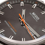 Mido Commander II Automatic Chronometer Grey Dial Silver Steel Strap Watch For Men - M021.431.11.061.01